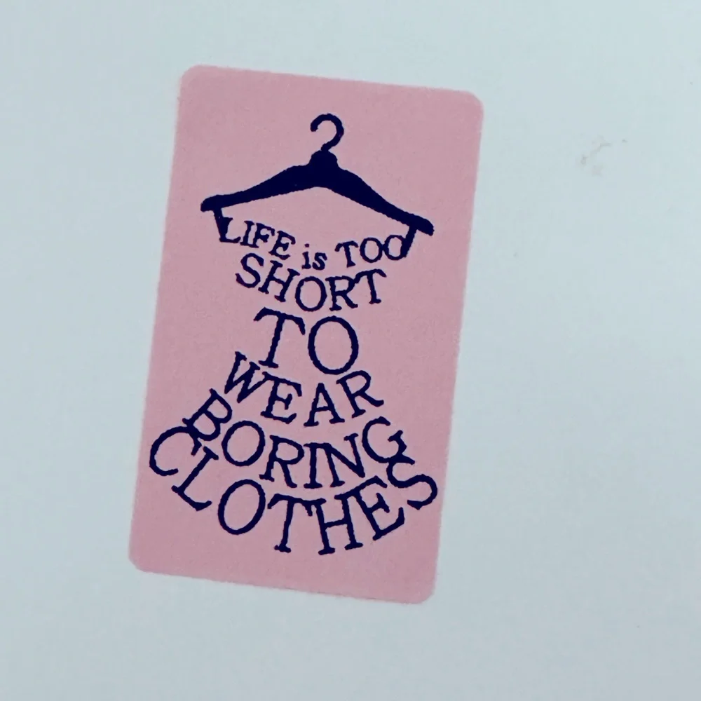 Thank you sticker | Life is too short to wear boring clothes 2